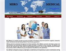 Tablet Screenshot of miromedical.com